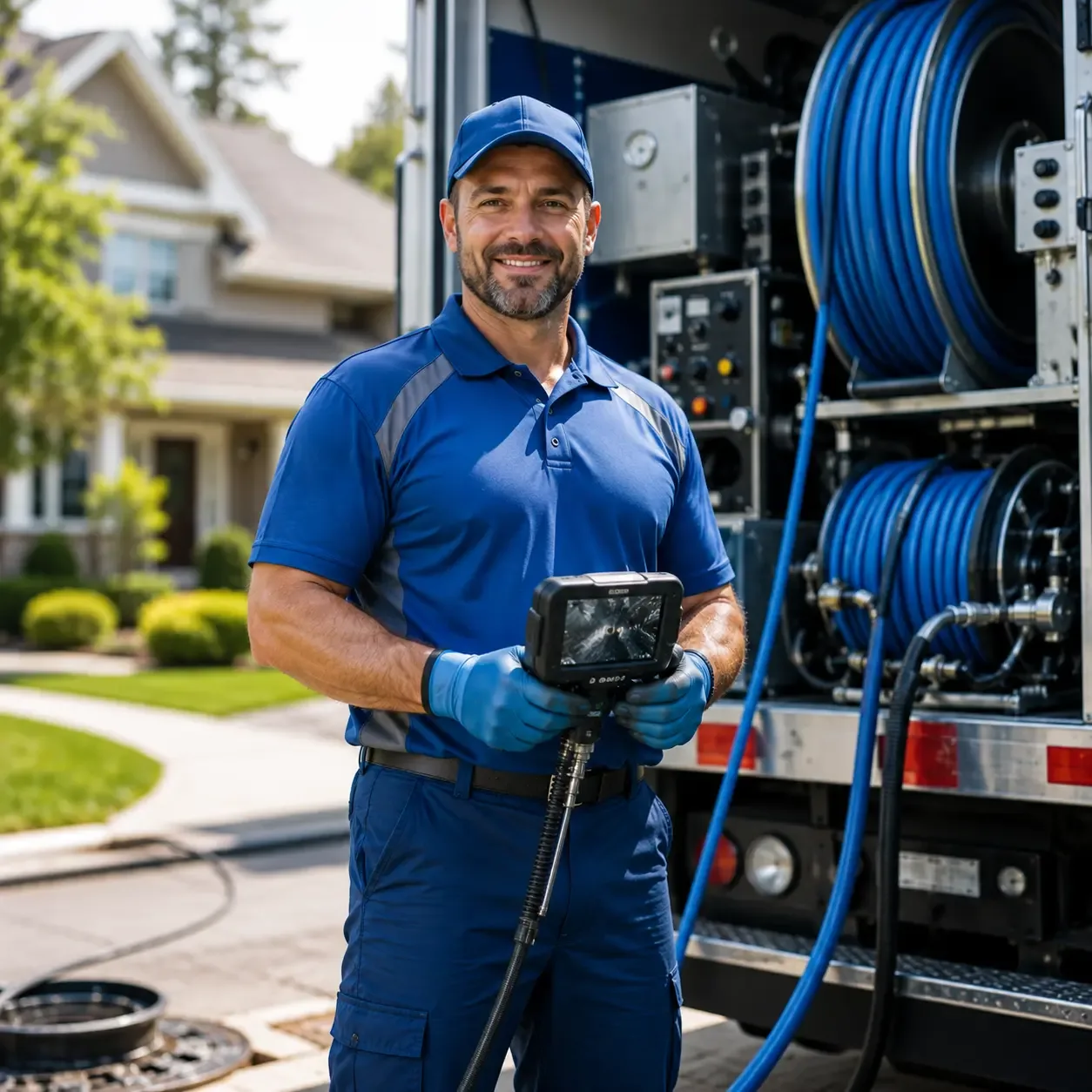 Local outdoor drain cleaning specialists in Brown City, MI